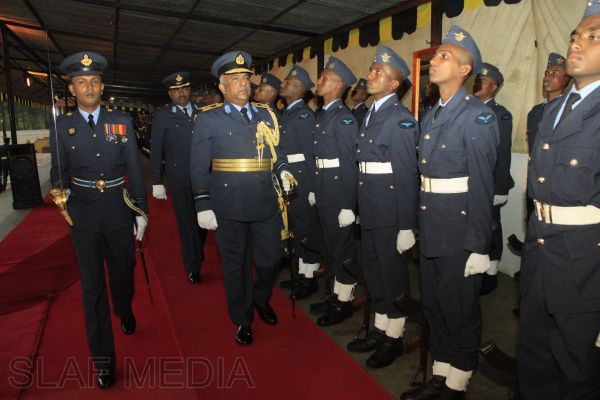 The Commissioning and Passing Out Parade at SLAF Diyatalawa